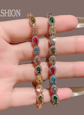 爆款月销10万件韩国进口镶钻手链