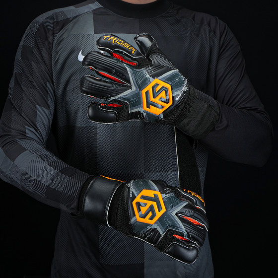 Fire Soccer Tuobai Adhesive Anti-Slip Goalkeeper Gloves