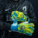 GENEKICK goalkeeper gloves with removable finger guards