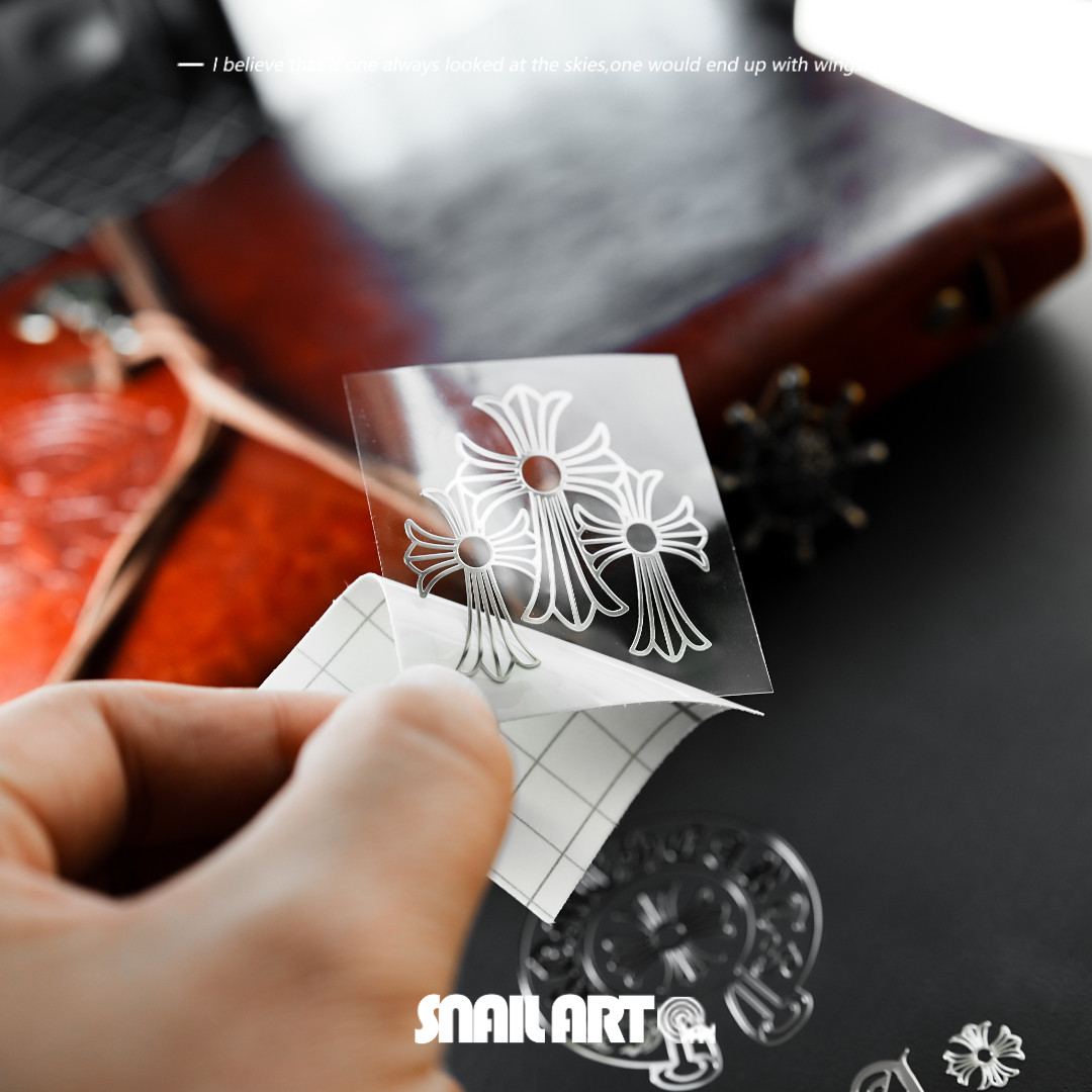 克罗心金属贴纸个性创意高级感手机平板笔记本电脑吉他装饰车贴纸,淘宝优惠券,粉丝福利购,淘宝优惠卷