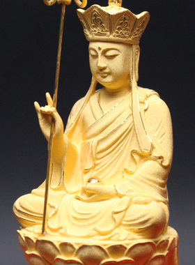 九华山地藏王菩萨娑婆三圣工艺品