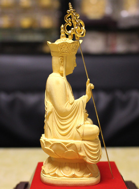 工艺娑婆三圣地藏王菩萨家居装饰