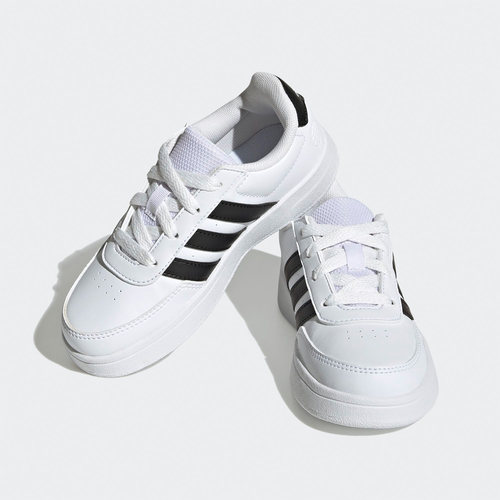 Adidas/阿迪达斯正品新款大童缓震回弹耐磨运动休闲板鞋HP8956-图0