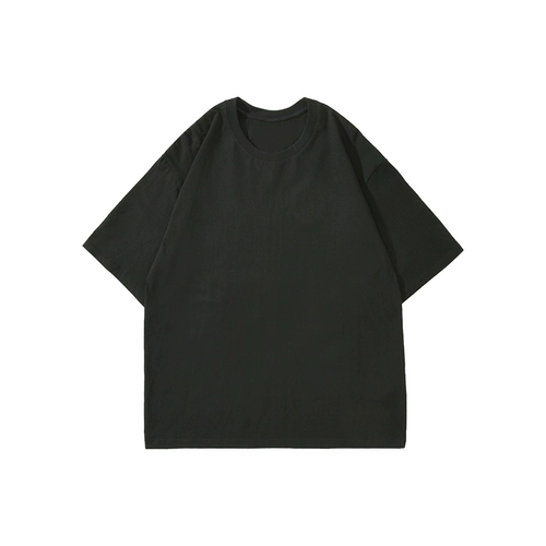 Летняя однотонная приятная телу футболка с коротким рукавом