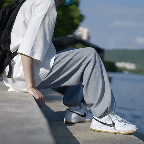 Осенние освежающие тонкие штаны для школьников