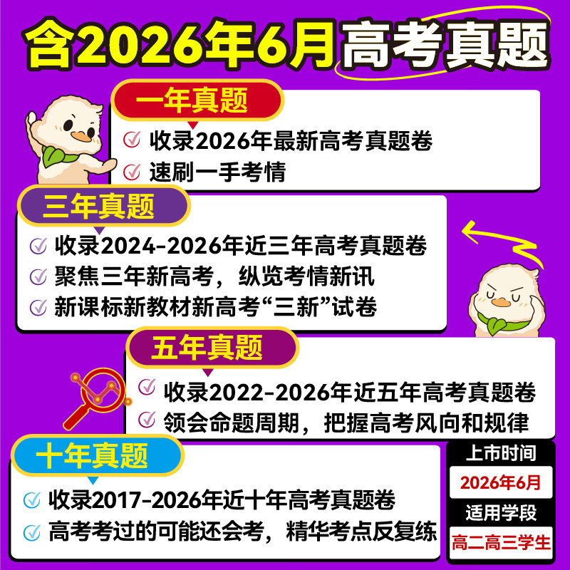 2024版高考必刷卷十年真题语文英语数学物理化学生物政治历史地理全国卷含2014-2023年10年新高考历年真题试卷五年真题汇编详解书