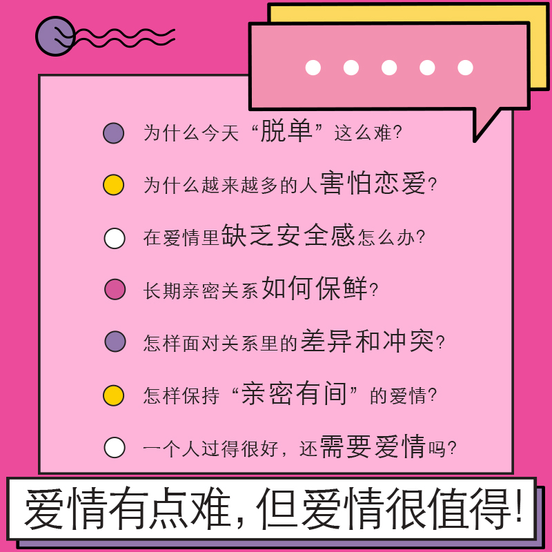 什么样的爱情值得勇敢一次 沈奕斐 社会学爱情思维实践课情感咨询女性成长课 六大模块解读谈好一场恋爱 婚恋书籍 新华正版 畅销书 - 图1