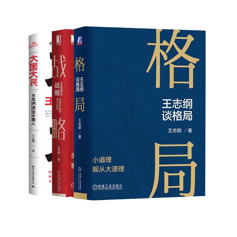 【王志纲作品3册】王志纲谈格局+王志纲论战略+大国大民战略认知战略分析战略制定战略实践智纲智库企业经营管理畅销书新华正版-图0