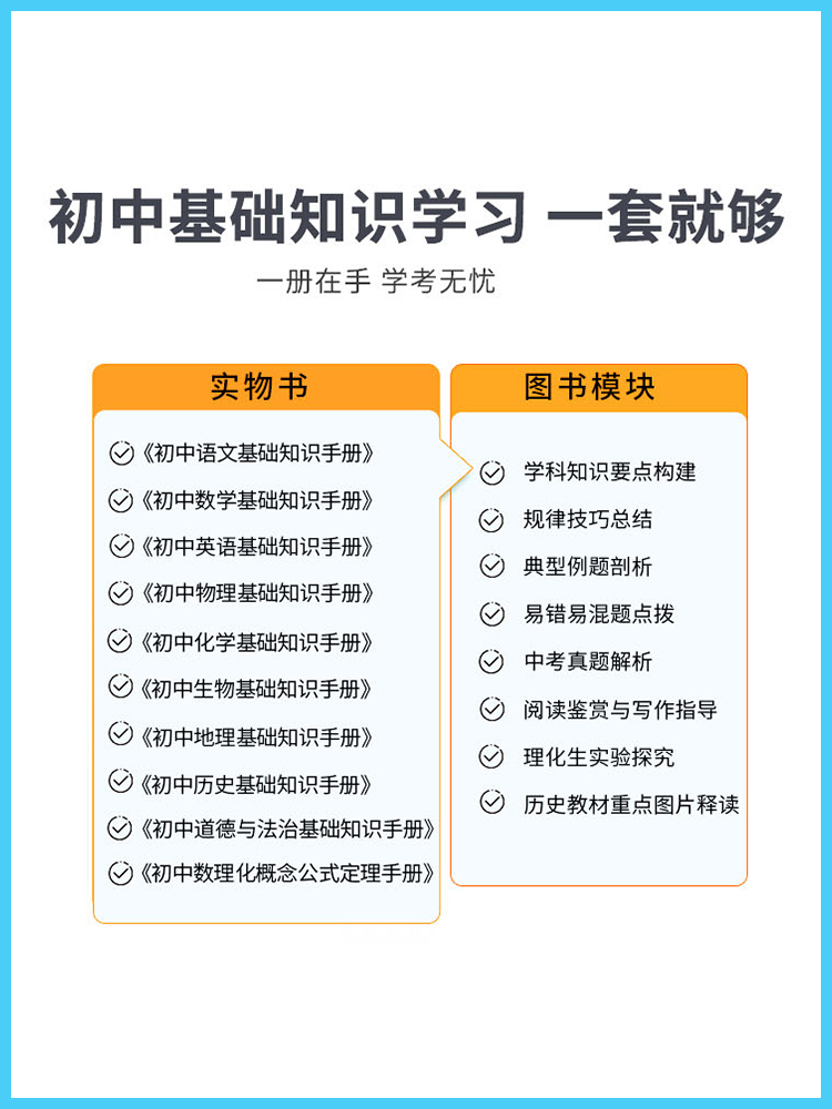 【新华正版】2024新版初中语文基础知识手册大全初一二三薛金星中学教辅七八九年级初中生中考复习资料古诗文言文阅读理解专项训练 - 图1