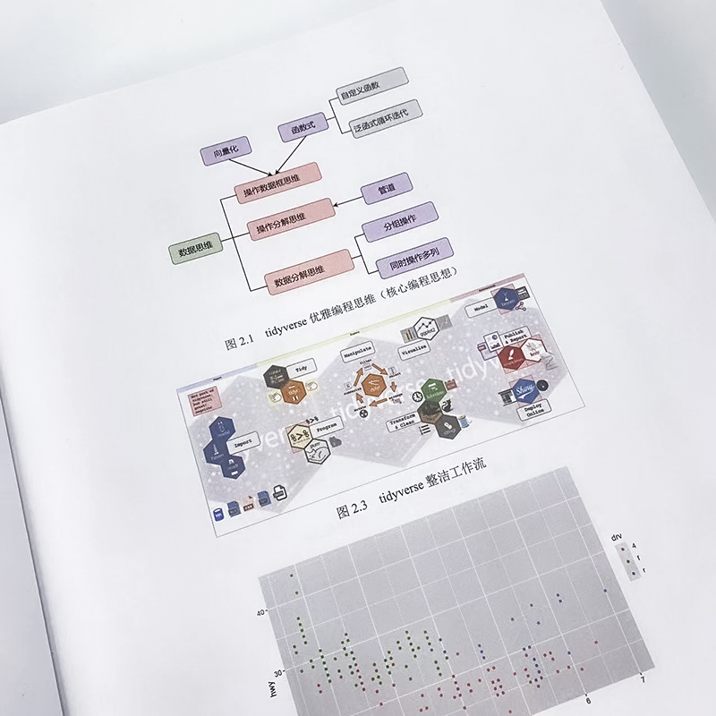 R语言编程 基于tidyverse 张敬信 r语言编程数据分析编程入门零基础自学人工智能爬虫机器学习代码语言书 人民邮电出版社正版书籍 - 图3