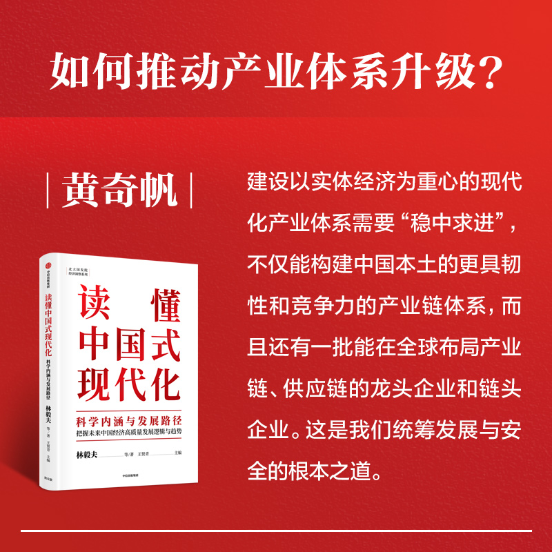 读懂中国式现代化 科学内涵与发展路径  林毅夫黄奇帆蔡昉姚洋宋志平 金融体制改革 乡村振兴 新型工业化 中信出版社 - 图1