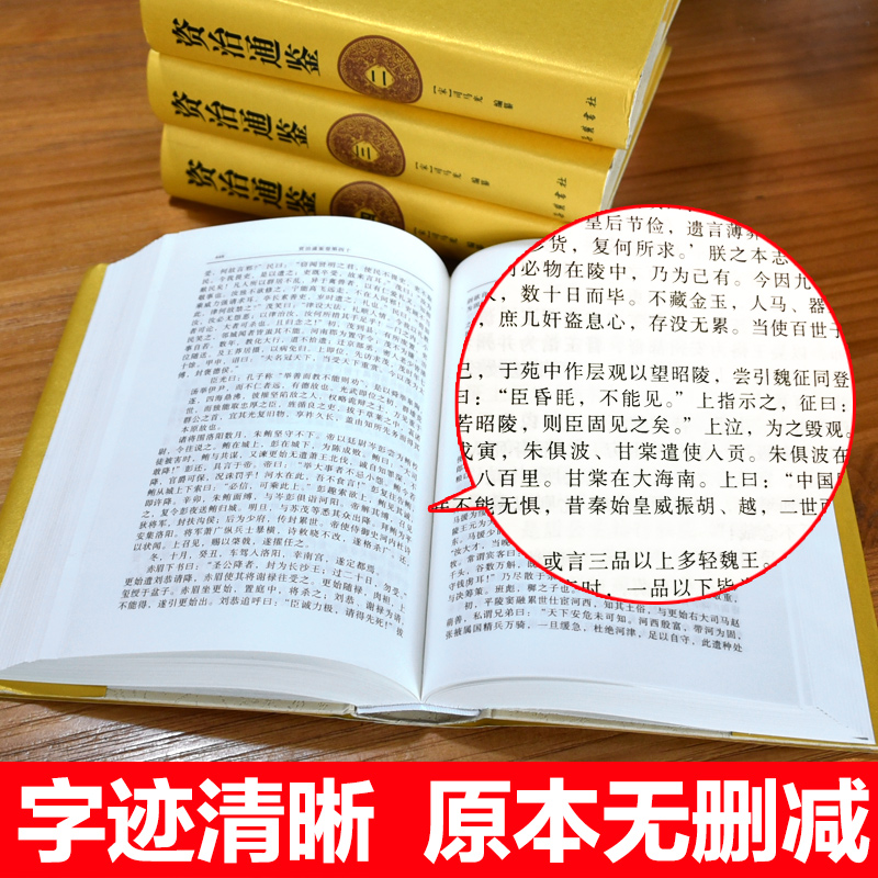 全4册资治通鉴全集岳麓书社原著完整版无译文原文全本中国通史历史二十四史记中华国学经典历史书籍畅销书正版书籍新华书店-图2