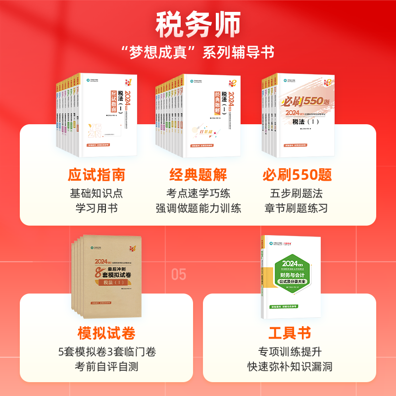 正保习题【税一+税二】梦想成真2024年税法一1税法二2必刷550题注册税务师注税考试资料用书籍同步题库 可搭教材应试指南历年真题 - 图3