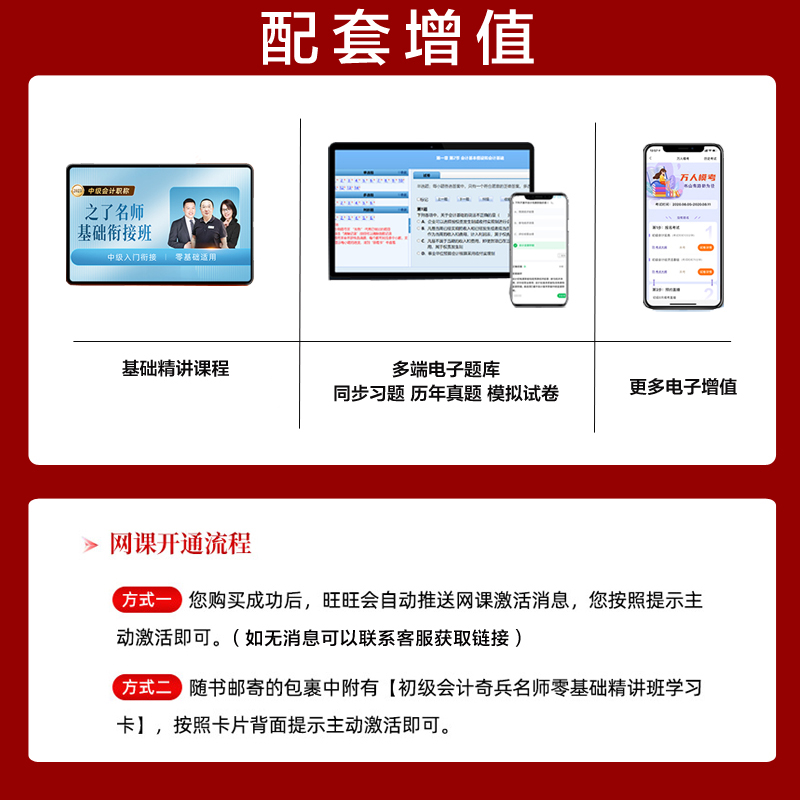 预售之了课堂全套2024年中级会计师职称奇兵制胜1+2+3考点详解真题点拨学考要点同步章节练习题册题库知了可搭官方教材历年试卷-图3