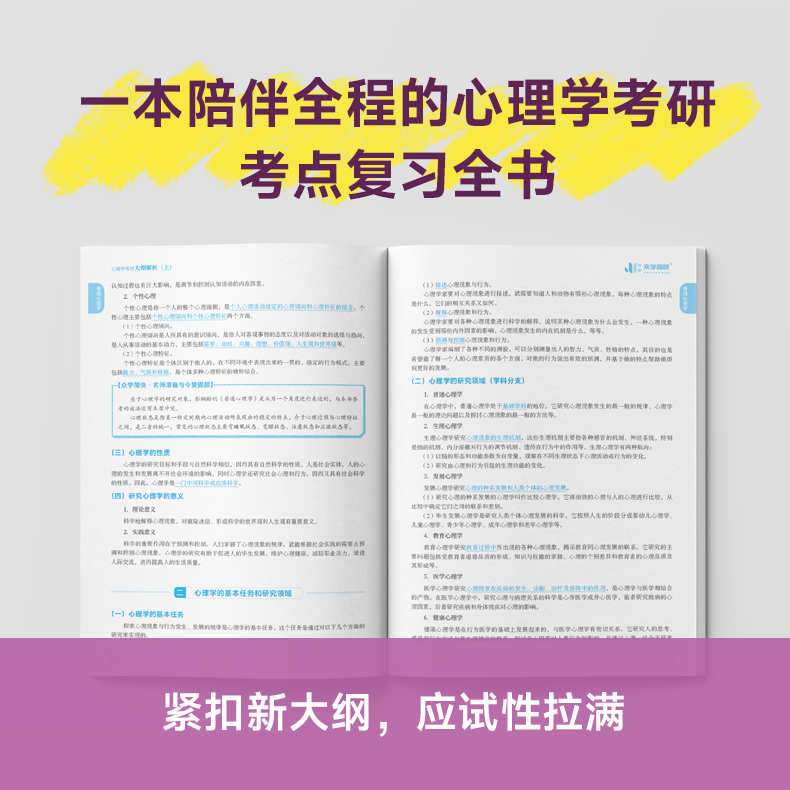 众学简快2025考研凉音今赞心理学全家桶考研大纲解析上下册+精练题册上下册+逻辑图+考点背诵手历年真题册统考312专硕347心理学-图3