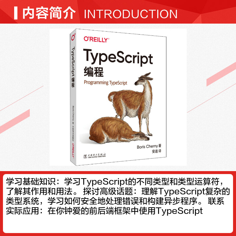 TypeScript编程 (美)鲍里斯·切尔尼 正版书籍 新华书店旗舰店文轩官网 中国电力出版社 - 图1