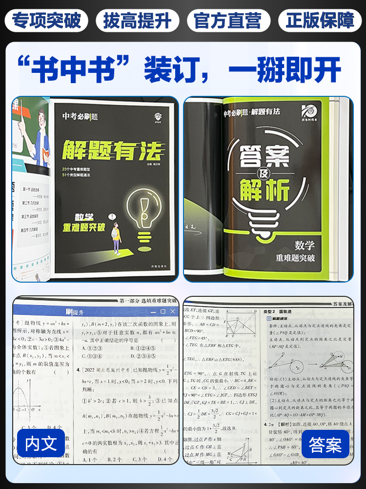 2024版中考必刷题解题有法九年级初三中考复习资料辅导书专项训练英语满分作文理想树初中必刷题全国通用九下中学教辅资料复习题-图0