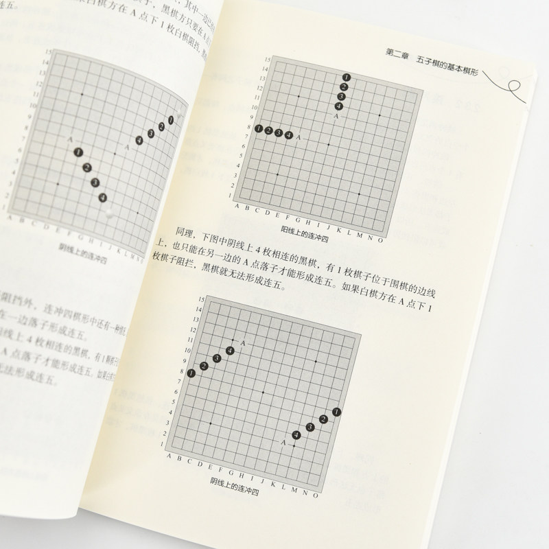 五子棋入门与提高五子棋棋谱教程初学者儿童版小学生益智大人五子棋棋局解析实战自学一本通与布局攻守技巧参考书籍人民邮电出版社,淘宝优惠券,粉丝福利购,淘宝优惠卷