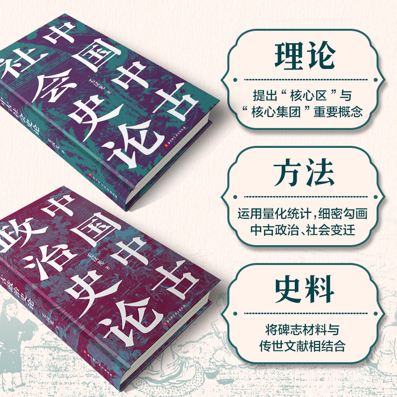 中国中古社会史论 史学名家毛汉光开创历史研究新范式扛鼎之作 14张地图展现中古士族分布与变迁 北大复旦高校中国古代史参考书目 - 图2