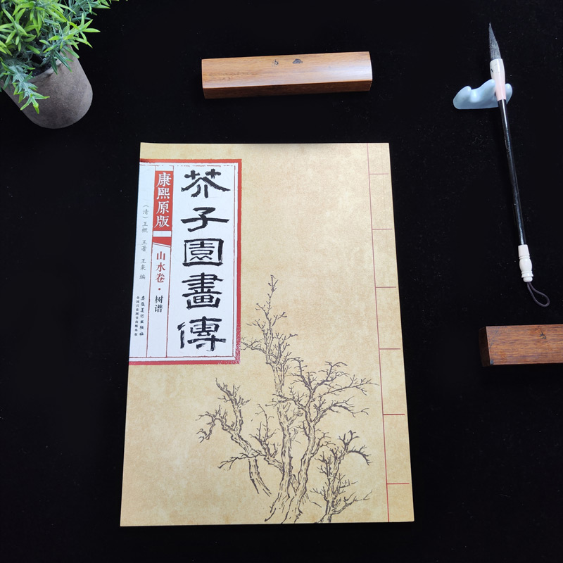 【新华文轩】康熙原版芥子园画传山水卷全5册山水卷.人物屋宇谱(清)王概,(清)王蓍,(清)王臬编-图0