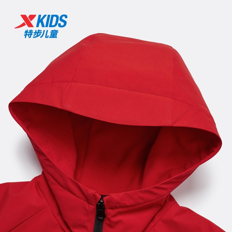 特步童装儿童外套男童冬季新款户外风衣运动服中大童防风摇粒绒男,淘宝优惠券,粉丝福利购,淘宝优惠卷