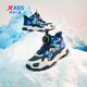 Xtep children's boys' cotton shoes plus velvet warm cotton shoes winter outdoor middle and large children's new warm shoes children's shoes
