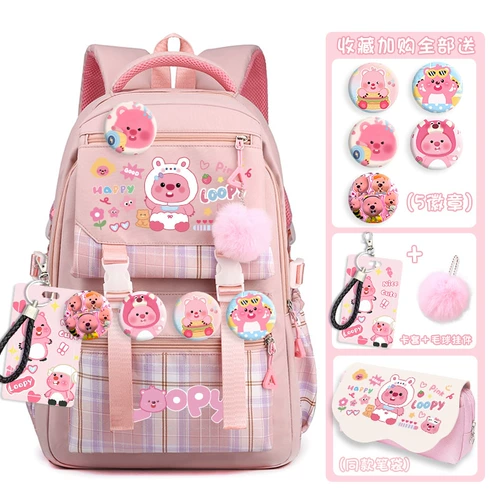 Вместительный и большой школьный рюкзак, детская небольшая сумка