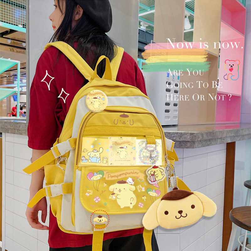 米芙卡可爱甜美风少女库洛米玉桂狗 米芙卡双肩背包