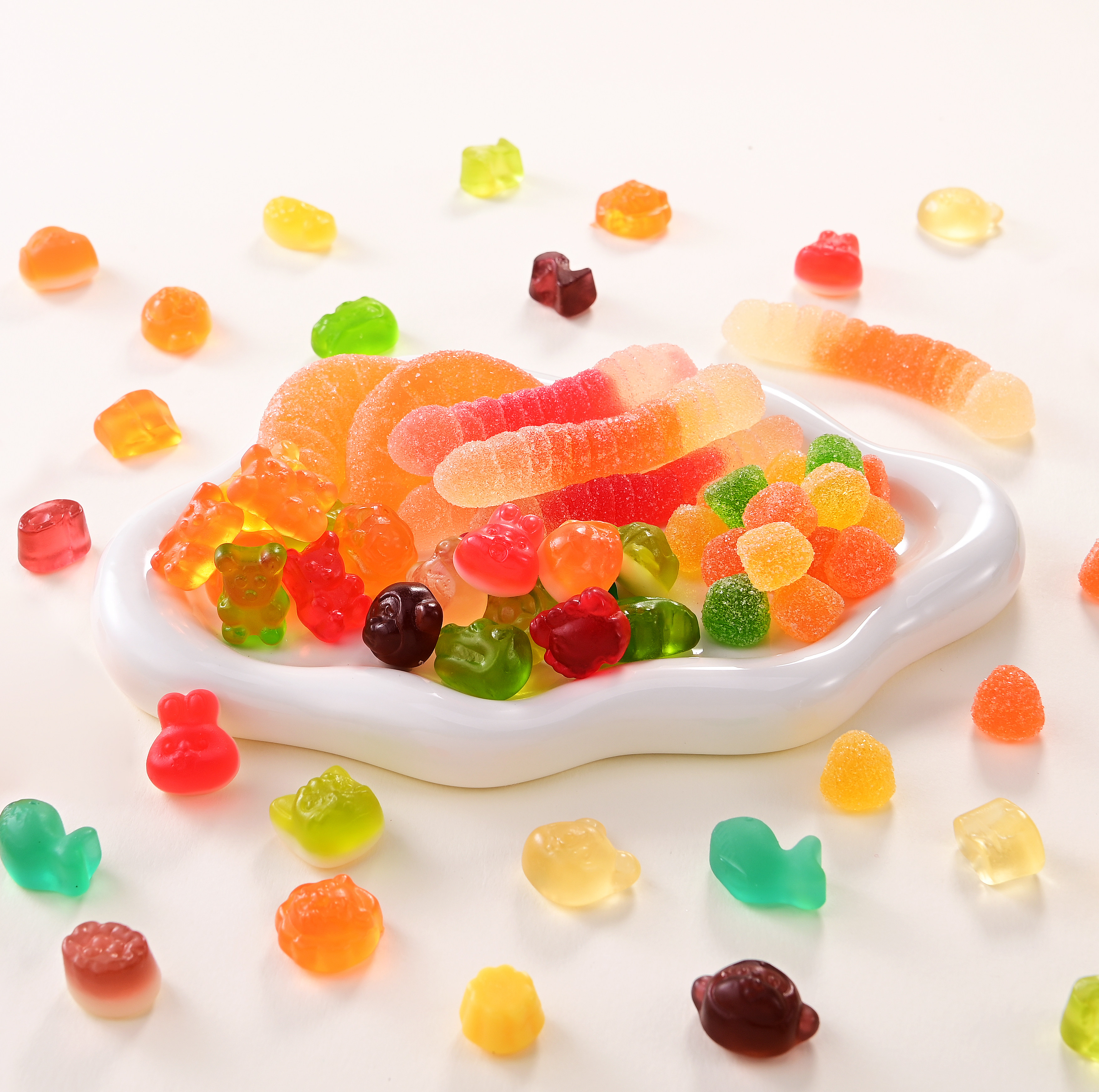 徐福记果汁橡皮糖散装糖果婚庆喜糖qq软糖混合水果味糖年货零食品,淘宝优惠券,粉丝福利购,淘宝优惠卷