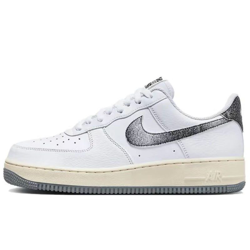 Nike Air Force1空军一号AF1做旧休闲白灰色男低帮板鞋DV7183-100 - 图3