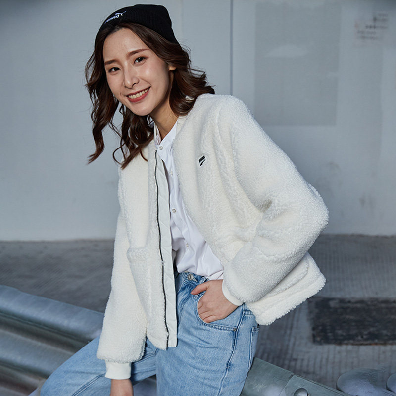 puma官网旗舰女装2021年新款运动服 名鞋库puma授权店运动茄克/外套