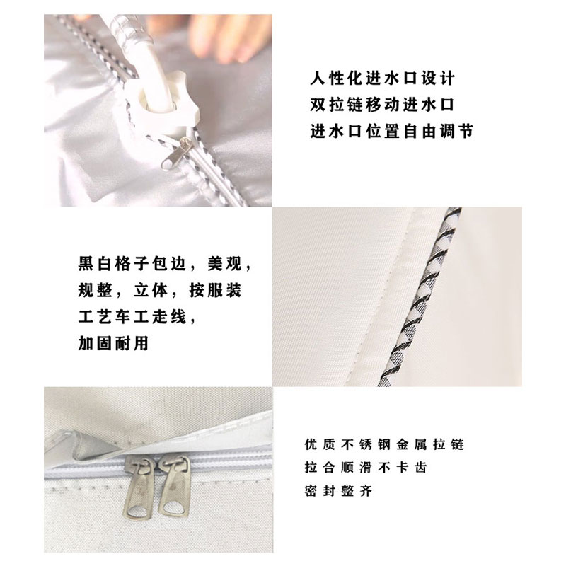 海尔10公斤XQS100-MBDE656洗衣机罩全自动波轮防水防晒上开防尘套 - 图1