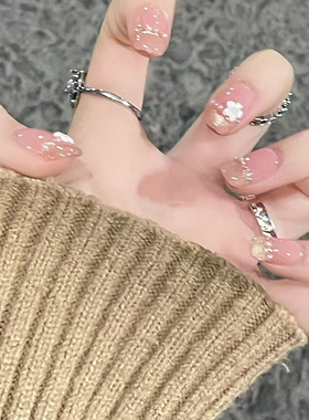 春夏踏青游玩短款美甲贴片