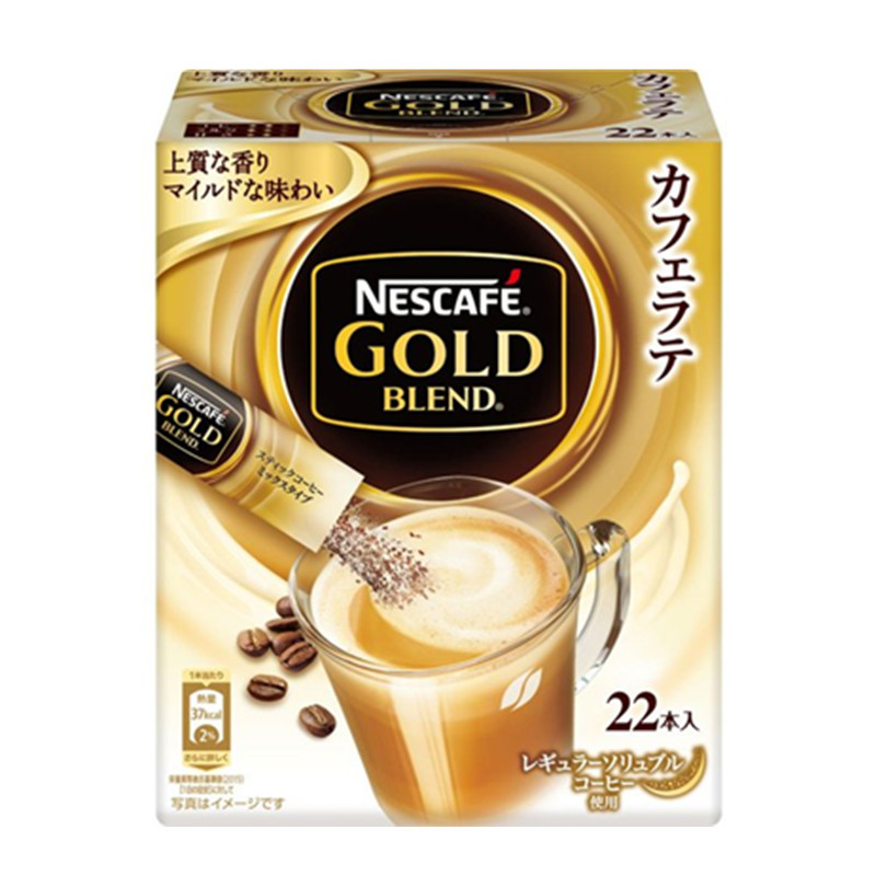 *推荐 日本进口雀巢金牌速溶3合1咖啡NESCAFE GOLD BLEND 22袋入 - 图3