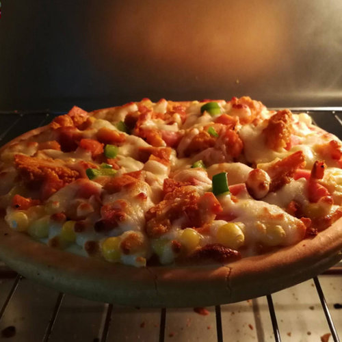 12英寸披萨饼胚 薄底有边留洋披萨pizza饼半成品比萨饼皮饼胚原料 - 图1