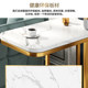 Simple modern metal mirror coffee table