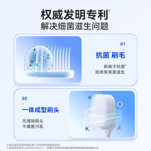 【商超同款】纳美纳米抗菌软胶牙刷成人软毛乐护洁齿清洁正品家庭 - 图2