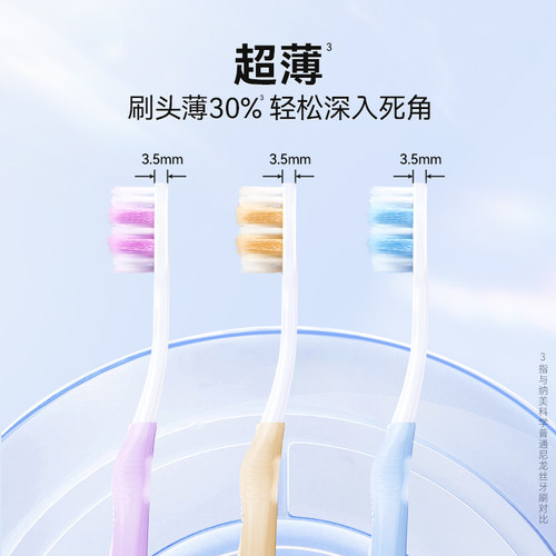 纳美牙科推荐牙刷软毛成人清洁家用家庭组合装牙缝刷男士情侣专用 - 图1