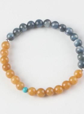 台湾产特价款橘子石手链 8mm 6mm 桔子石女士