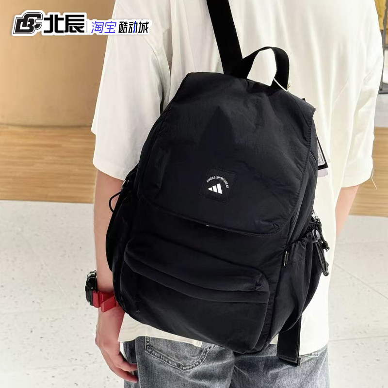 ADIDAS Adidas new flip multi-pocket backpack practical sports fitness backpack school bag KF2662