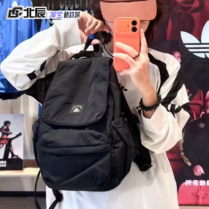 ADIDAS Adidas new flip multi-pocket backpack practical sports fitness backpack school bag KF2662