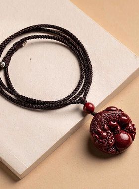 貔貅红绳有求必应朱砂吊坠