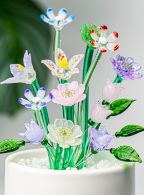 办公室高硼硅摆件装饰