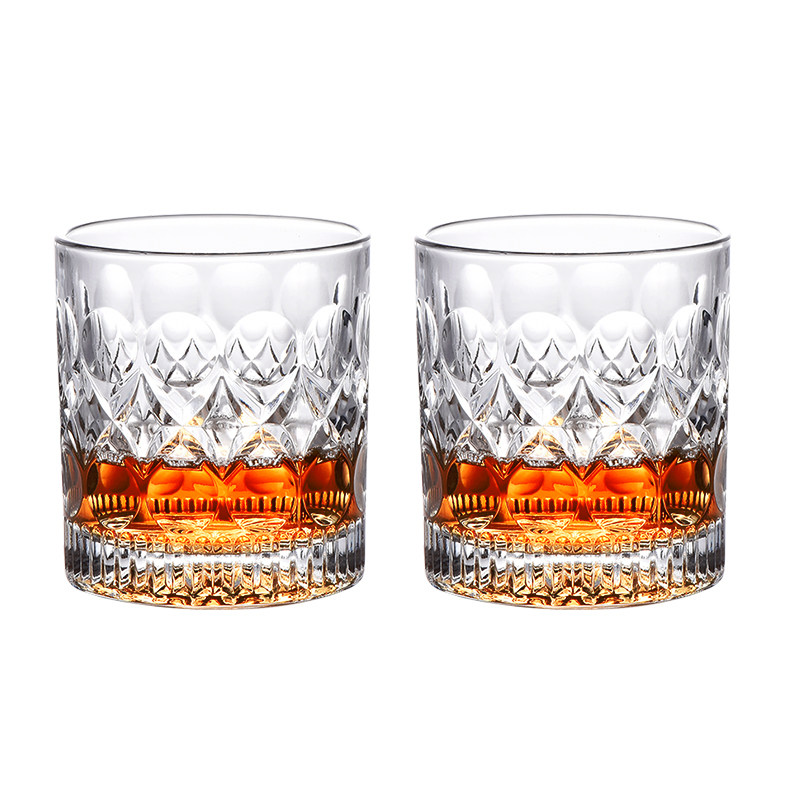 威士忌酒杯家用复古水晶玻璃洋酒杯创意ins风八角啤酒杯酒吧套装,淘宝优惠券,粉丝福利购,淘宝优惠卷