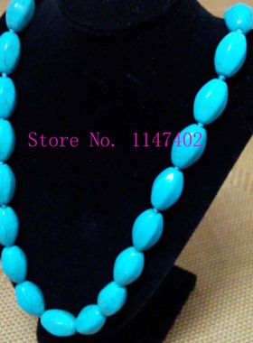 民族风云南西藏蓝松石挂饰项链