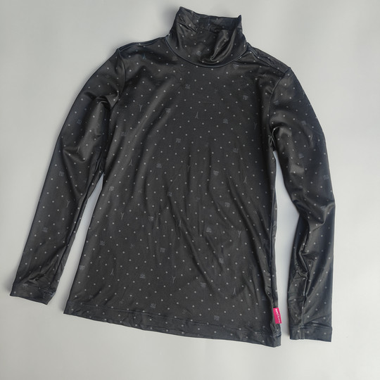 日本东丽面料高尔夫女装半高领长袖打底衫polo保暖加绒防晒t恤衣