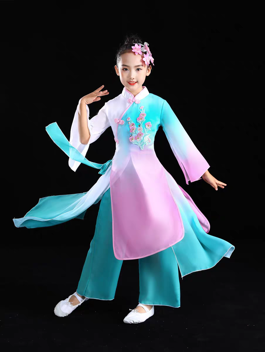 古典舞演出服女飘逸中国风艺考扇子舞伞舞雪纺秧歌服2026新款套装,淘宝优惠券,粉丝福利购,淘宝优惠卷