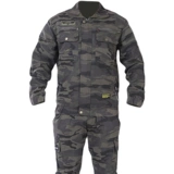 Осенний хлопковый износостойкий камуфляжный комбинезон, защита от ожогов, увеличенная толщина