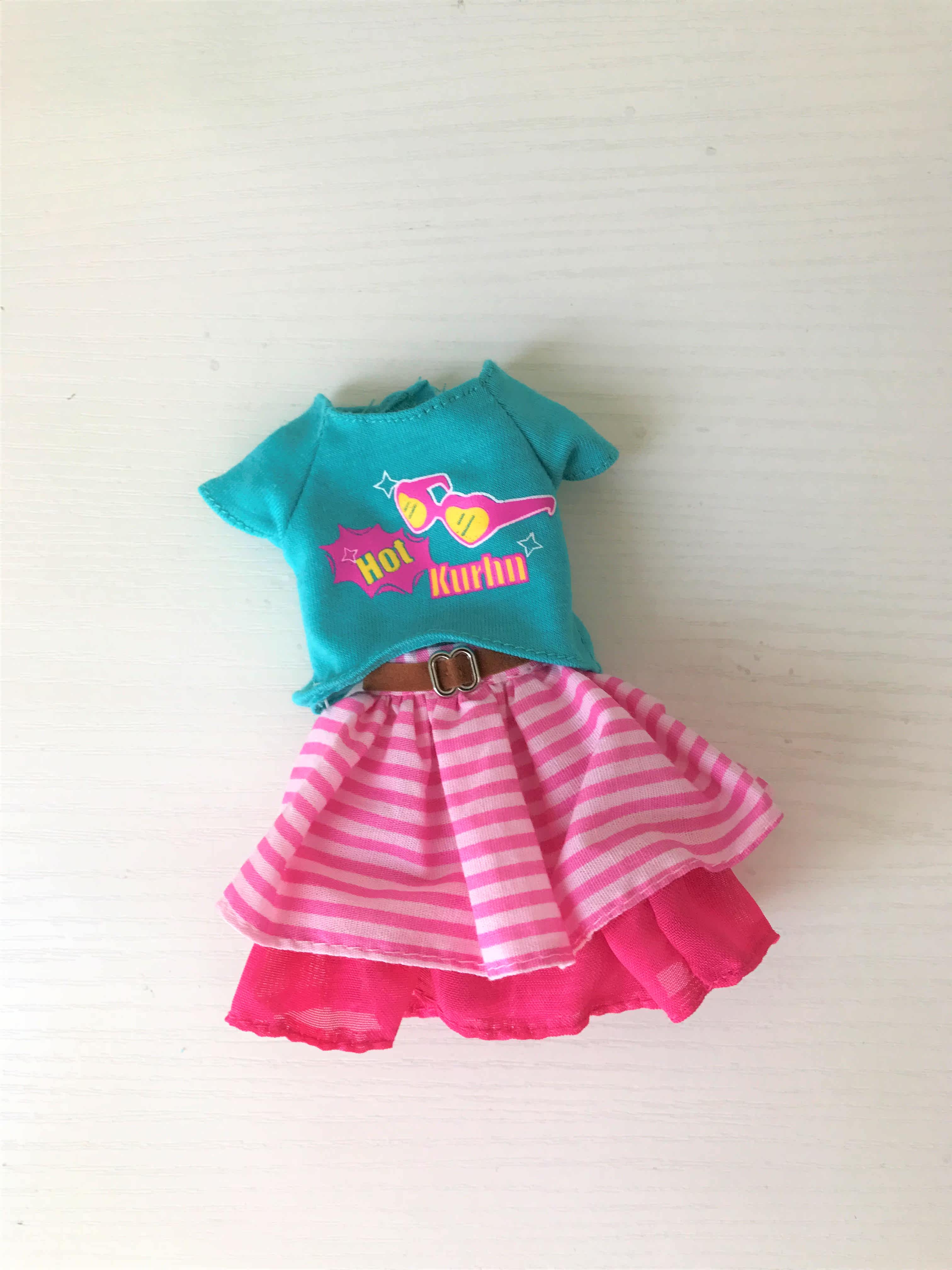 1/6衣服配件两件套上下套装可儿娃娃小布兵人巴比适用换装衣服,淘宝优惠券,粉丝福利购,淘宝优惠卷