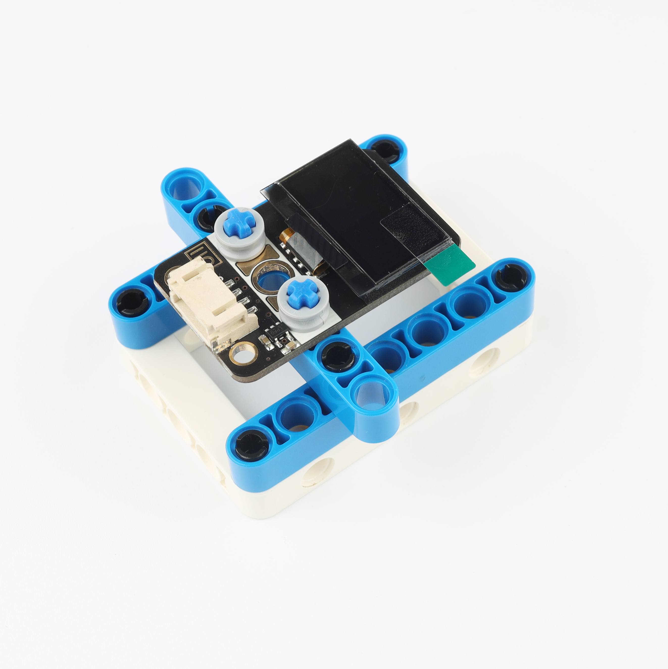 0.96寸OLED显示模块 IIC通信兼容Arduino microbit乐高插孔-图1